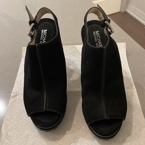 Michael Kors Suede Heels - Picture 2 of 3